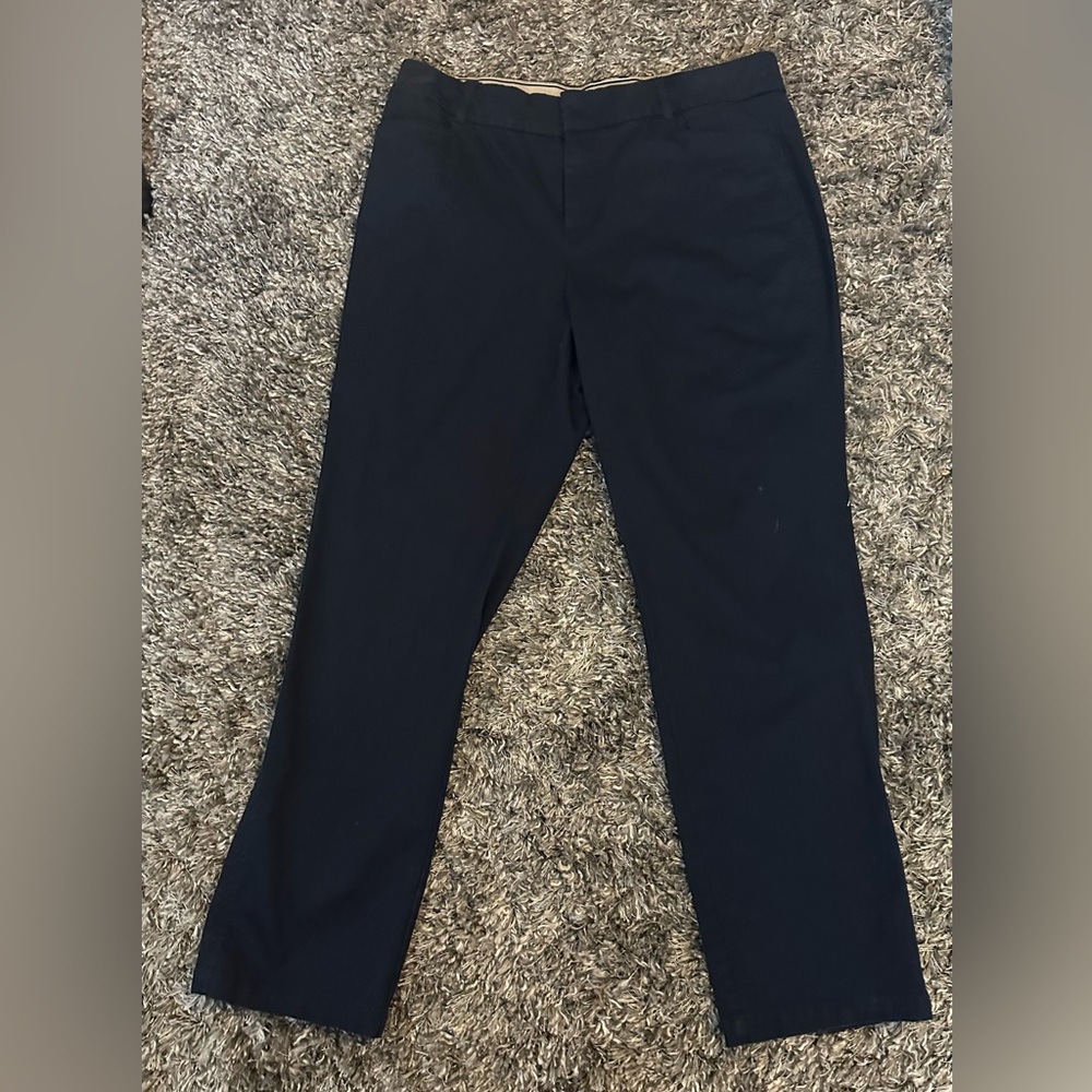 Christopher & Banks comfort fit navy pants
Size 14 W